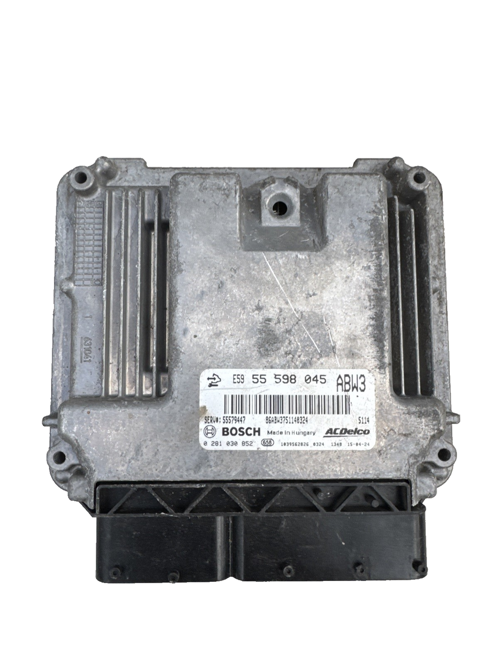 2015 VAUXHALL ASTRA 55598045 ECU 2.0L DIESEL MK6 (J) ENGINE ECU 2.0 DIESEL ENGIN