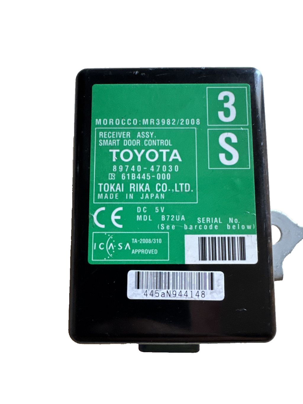 2009 TOYOTA PRIUS ECU CONTROL UNIT 8974047030