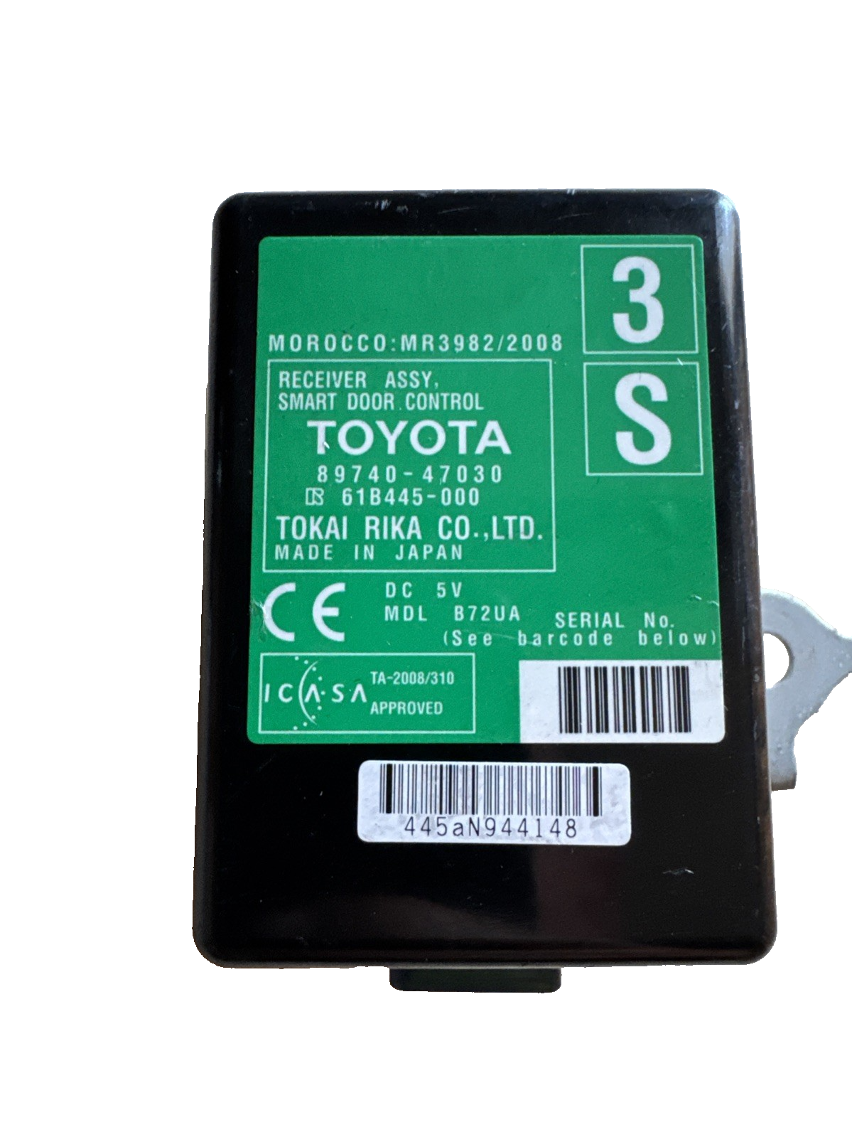 2009 TOYOTA PRIUS ECU CONTROL UNIT 8974047030