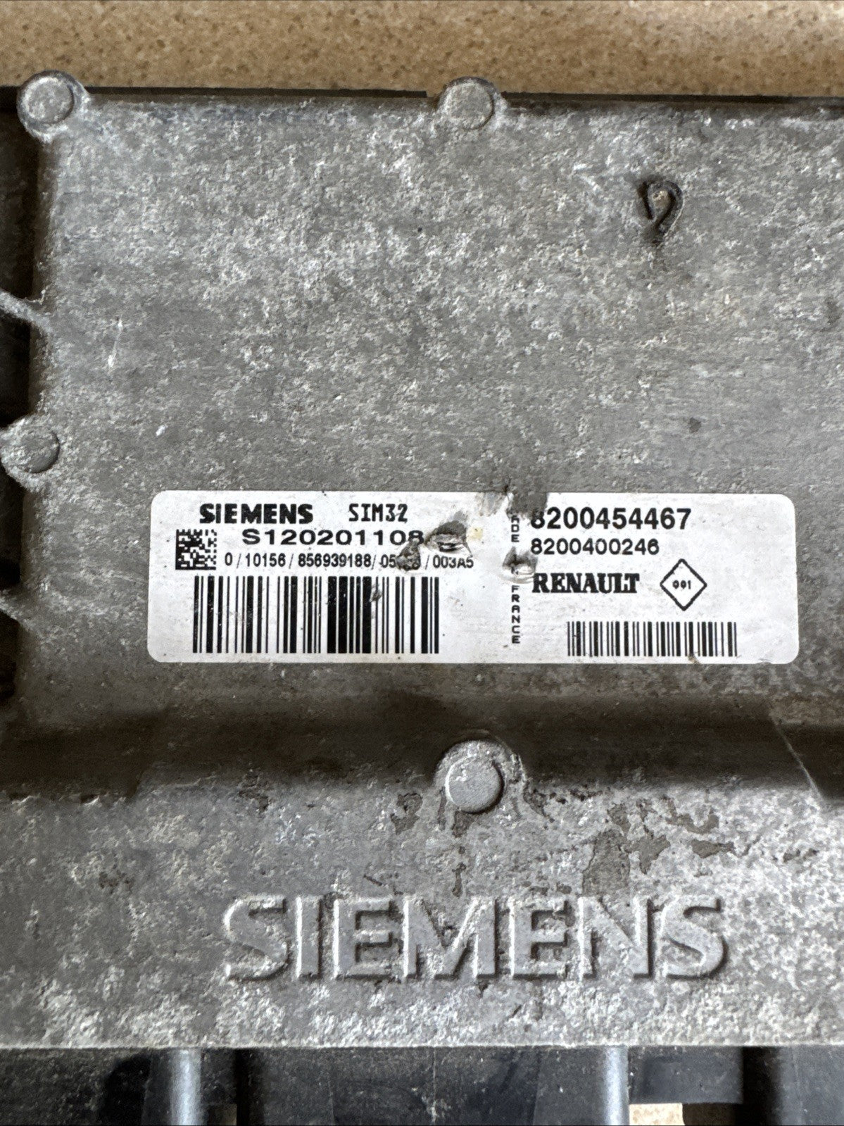2006 RENAULT CLIO 1.2 ENGINE CONTROL UNIT ECU S120201108