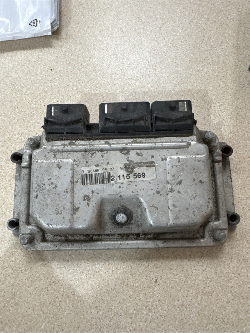 2001 CITROEN SAXO 1.1i Desire 5DR ENGINE ECU 9637838780 0261206246