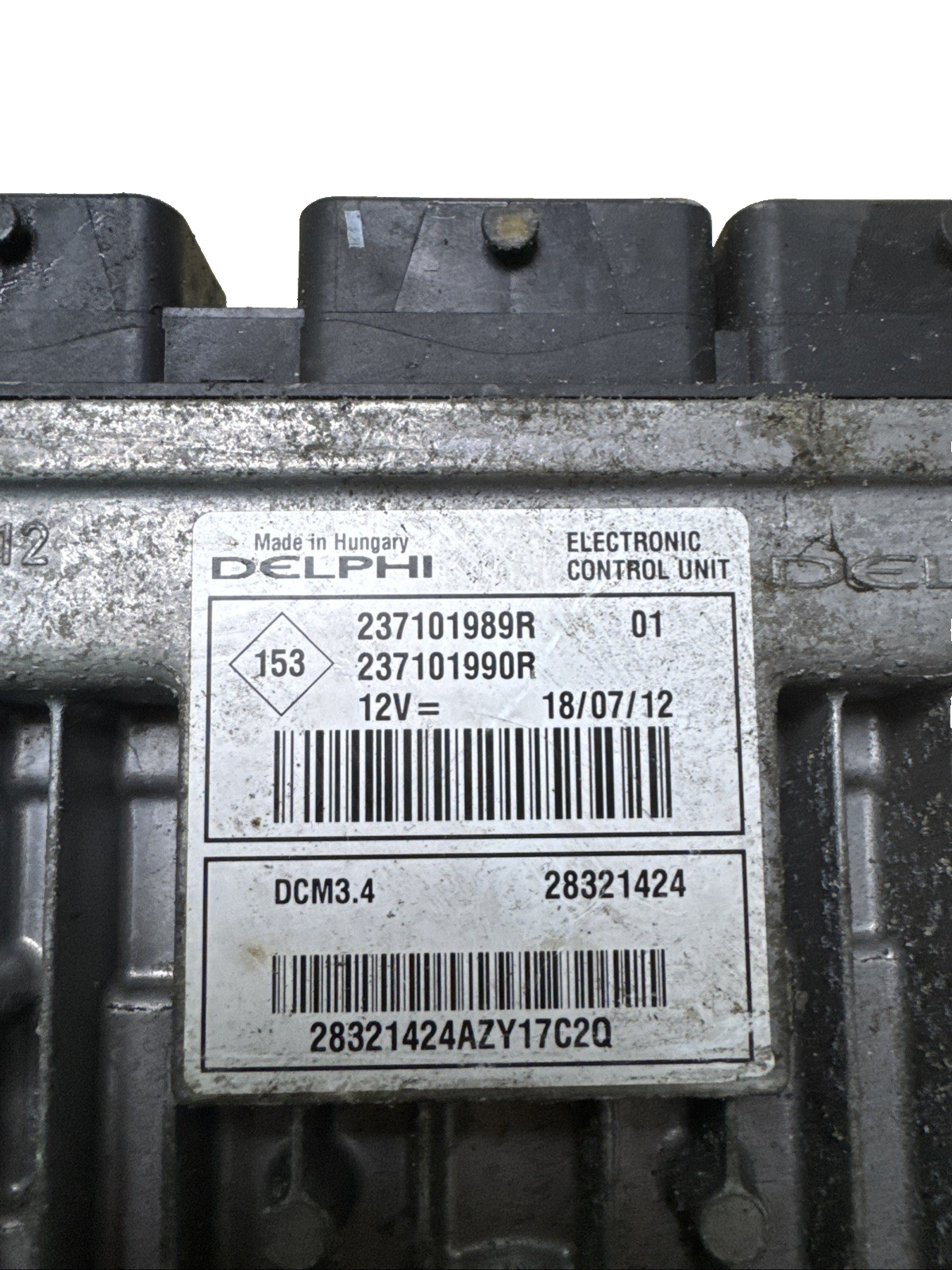 Renault Clio Mk3 09-12 Facelift Engine ECU 237101989R