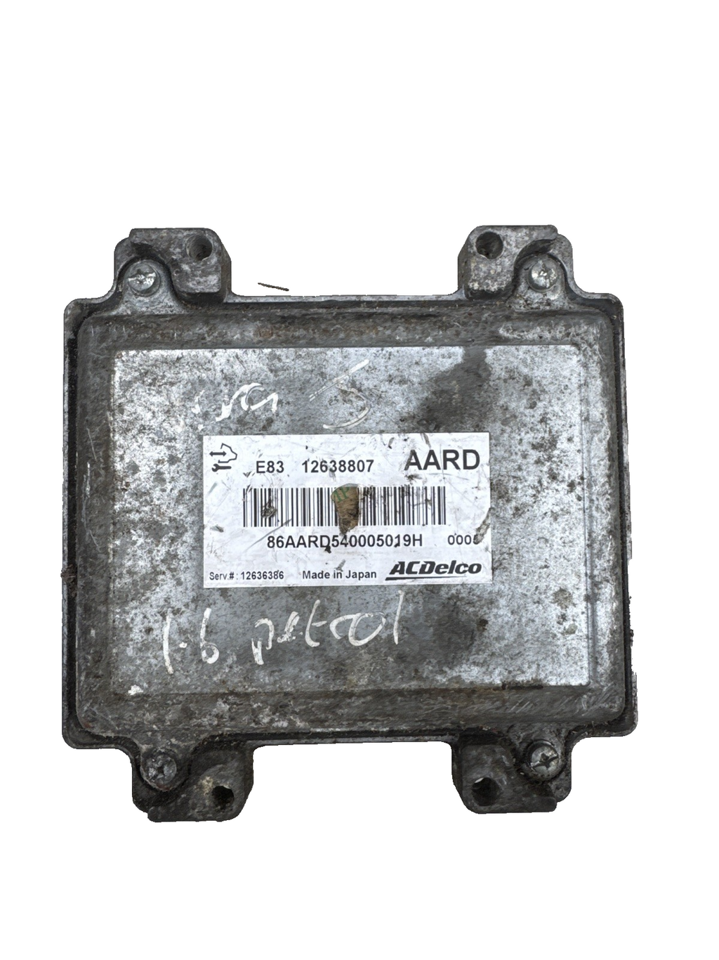 VAUXHALL ASTRA J ENGINE ECU 1.5 PETROL12638807 2009-2015