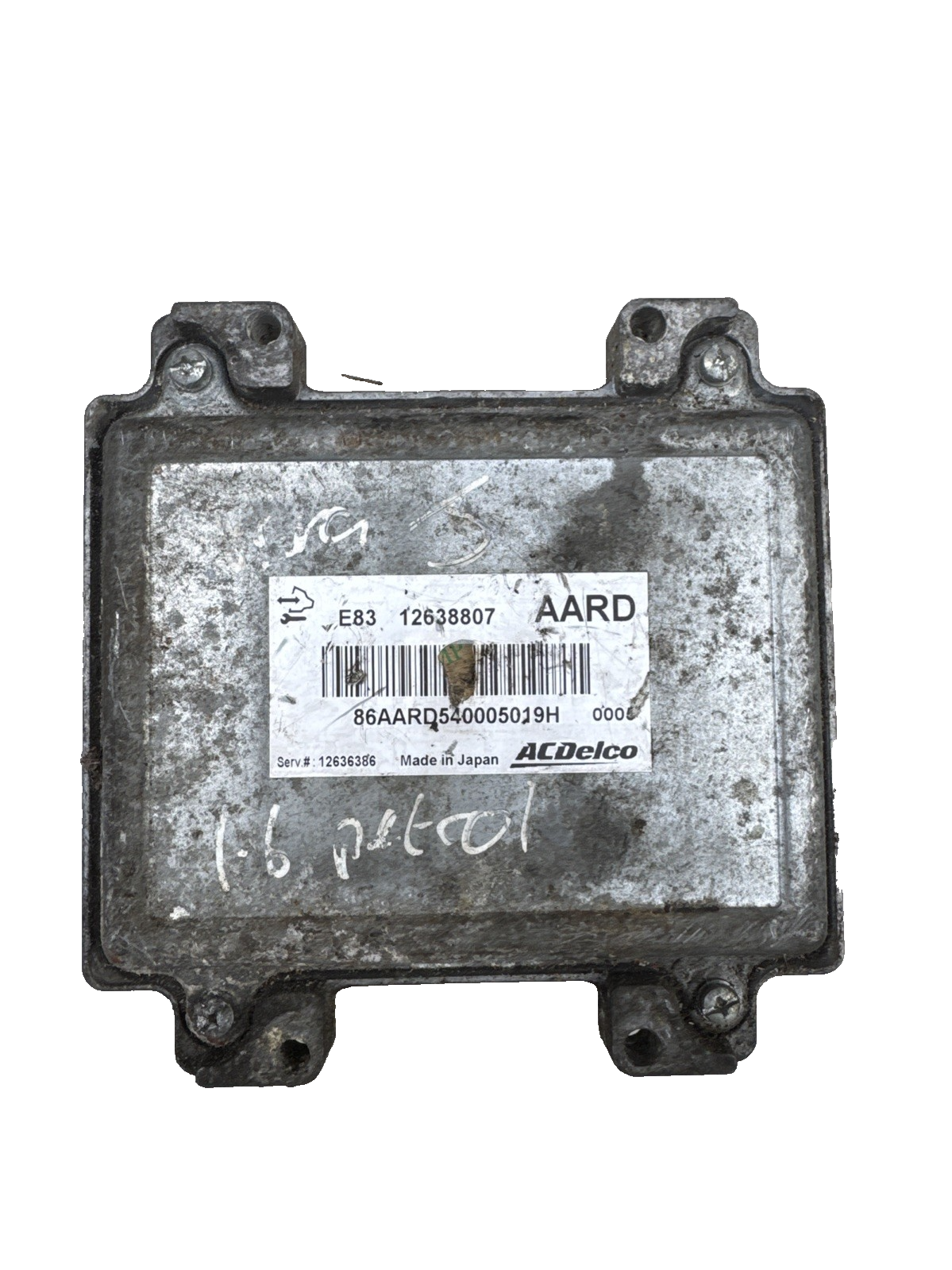 VAUXHALL ASTRA J ENGINE ECU 1.5 PETROL12638807 2009-2015
