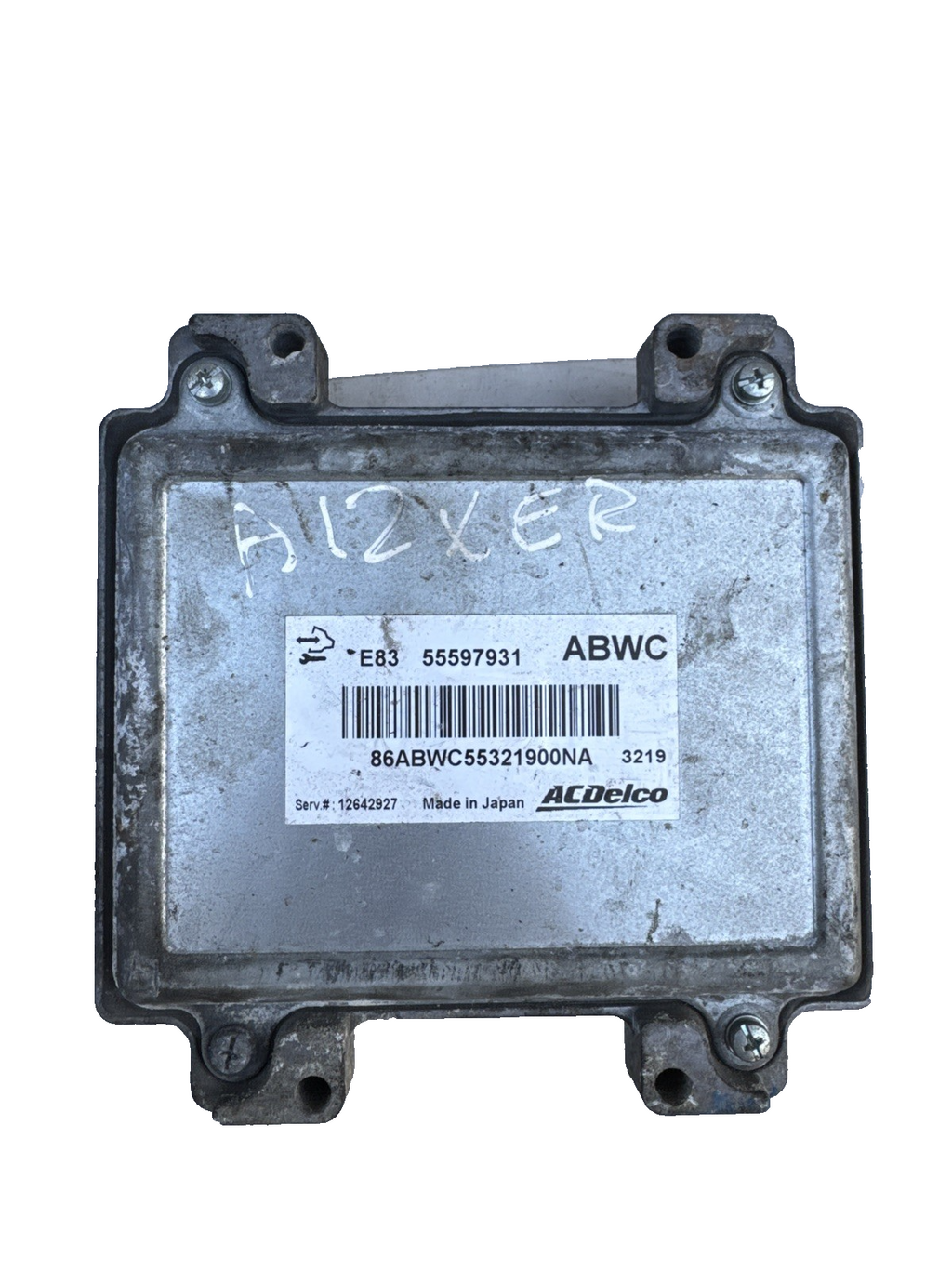 2013 VAUXHALL CORSA D 1.2 PETROL A12XER MK3 ENGINE ECU 55597931 ABWC