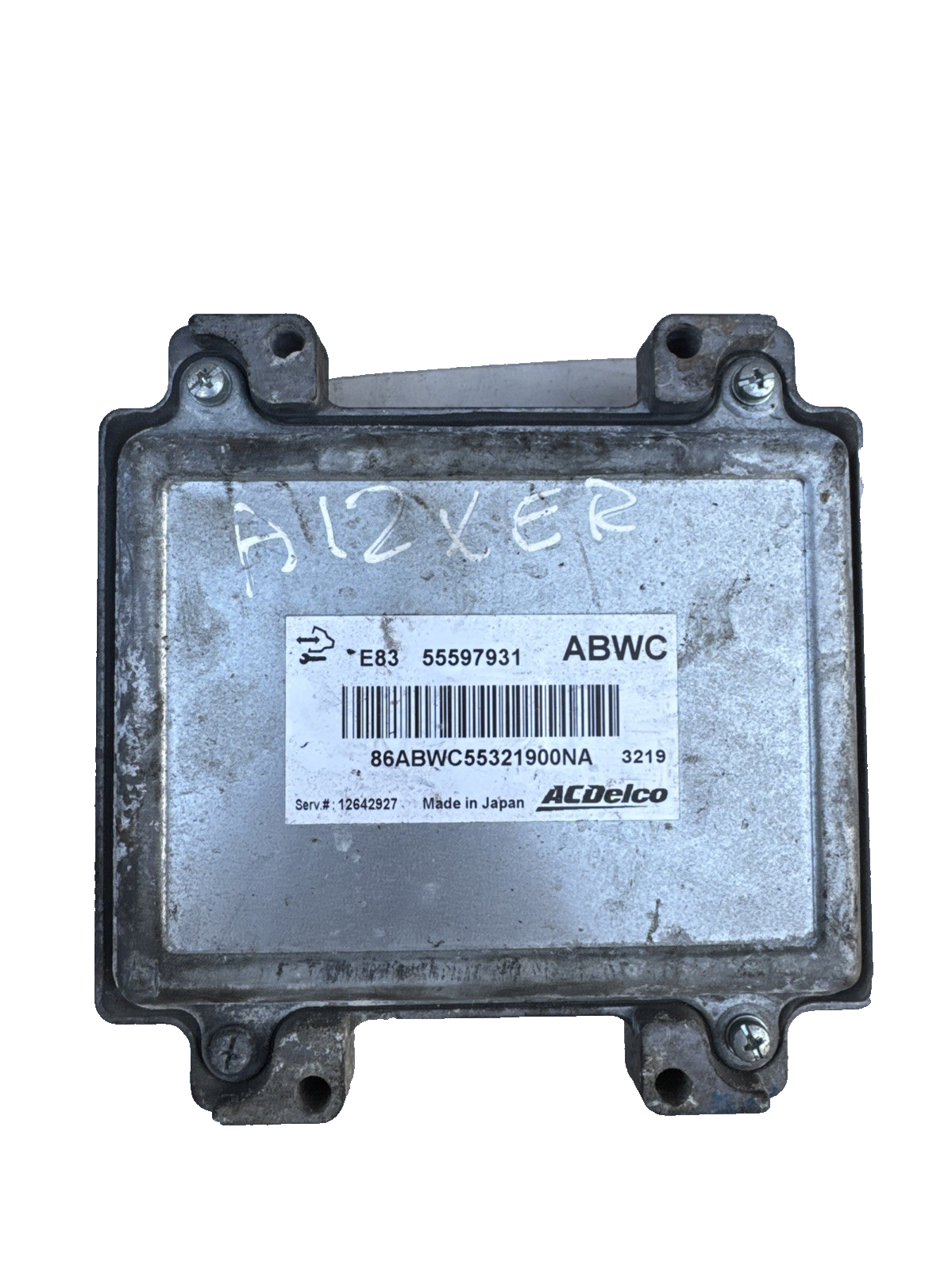 2013 VAUXHALL CORSA D 1.2 PETROL A12XER MK3 ENGINE ECU 55597931 ABWC
