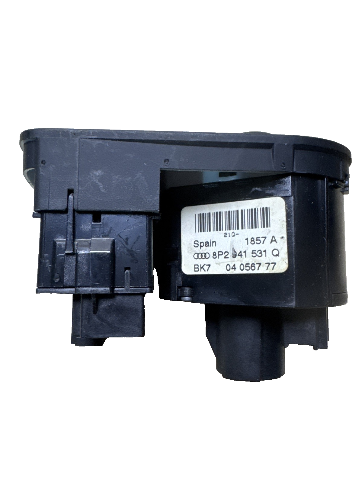 2010 AUDI A3 8P HEADLIGHT CONTROL SWITCH 8P2941531Q #2