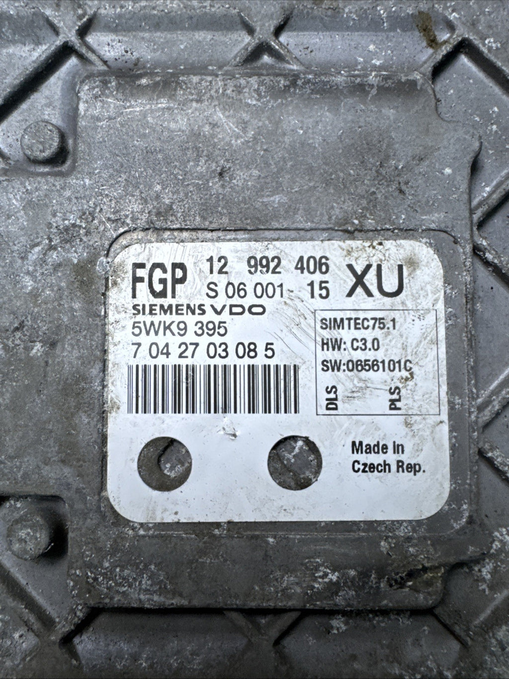 VAUXHALL ASTRA H 2008 1.8 PETROL MK5 5DR ENGINE ECU 12992406 XU