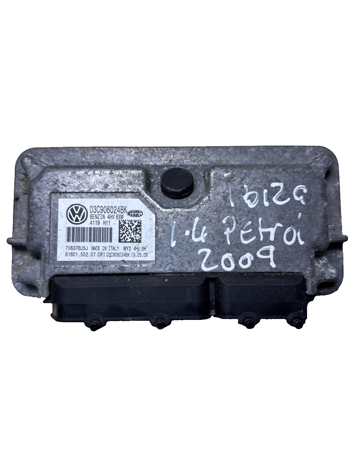 2009 SEAT IBIZA 1.4L PETROL 6J MK4 ENGINE ECU 03C906024BK