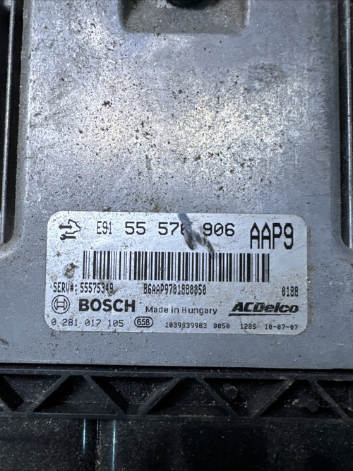 2010 VAUXHALL INSIGNIA 2.0 CDTi ENGINE CONTROL ECU 55576906