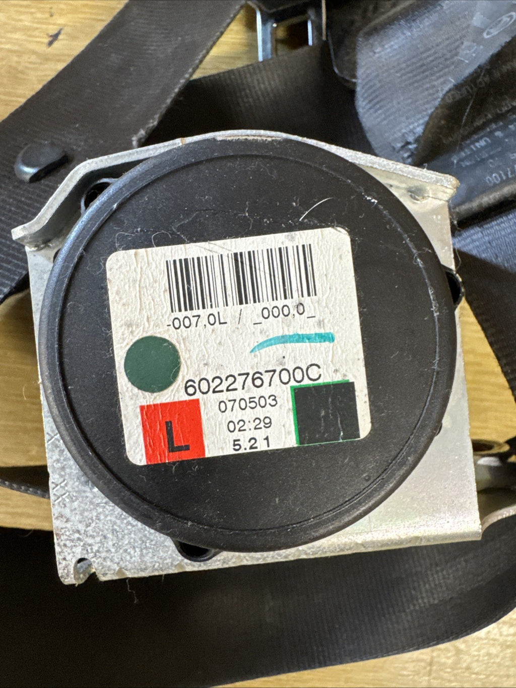 LAND ROVER DISCOVERY 3 TDV6 2004-2009 SEAT BELT - PASSENGER FRONT 602276700C