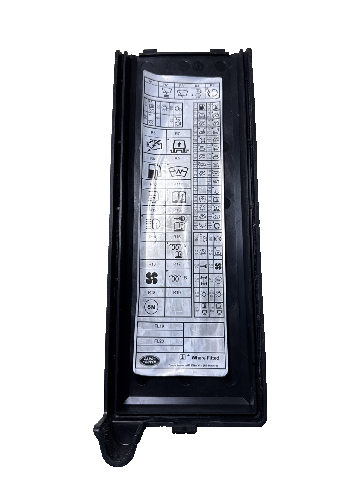 LAND ROVER DISCOVERY 3 2006 FUSE BOX COVER TOP TRIM LID