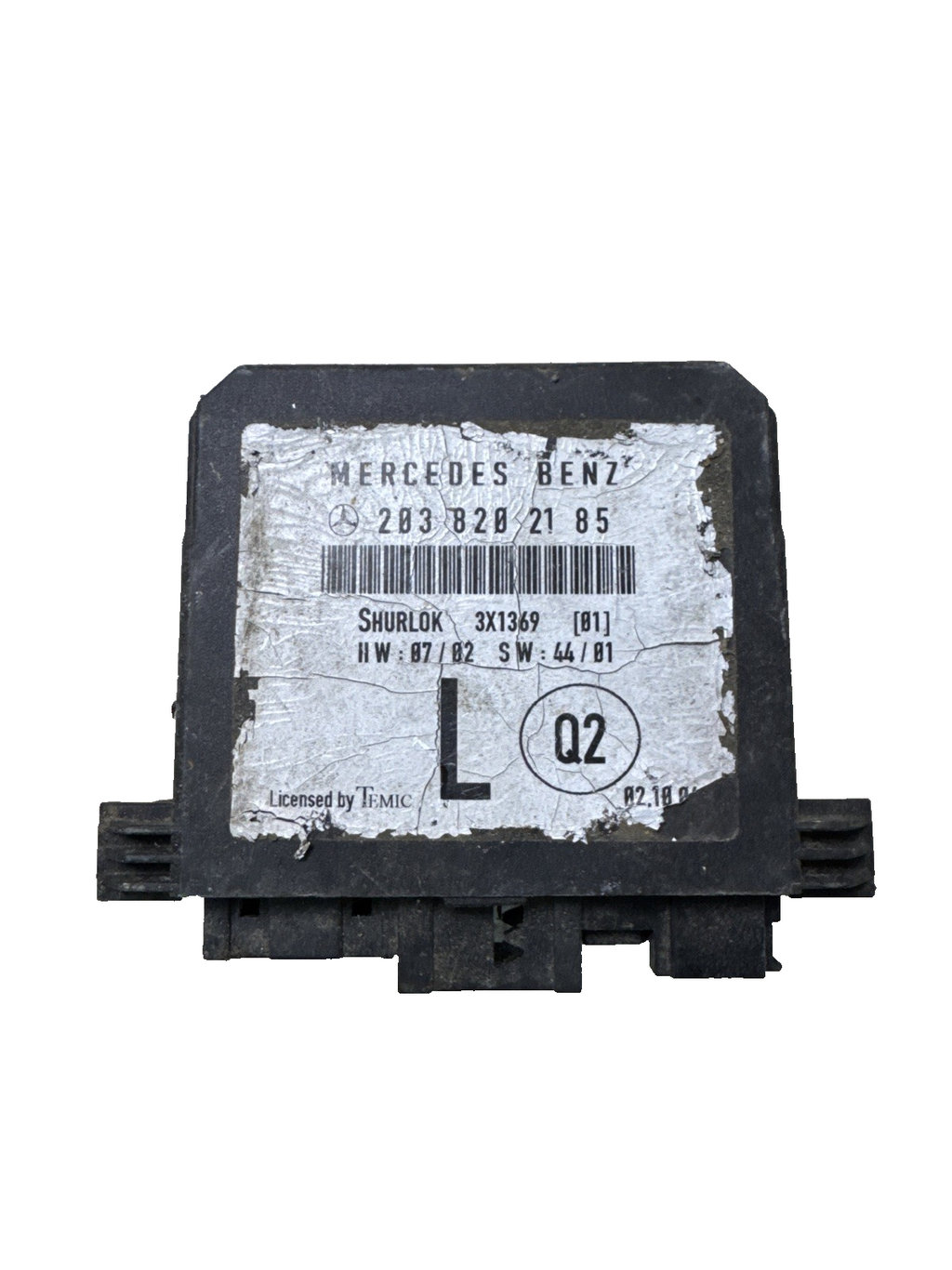 Mercedes C Class W203 Door Control Module Rear Left Side A2038202185 02-08