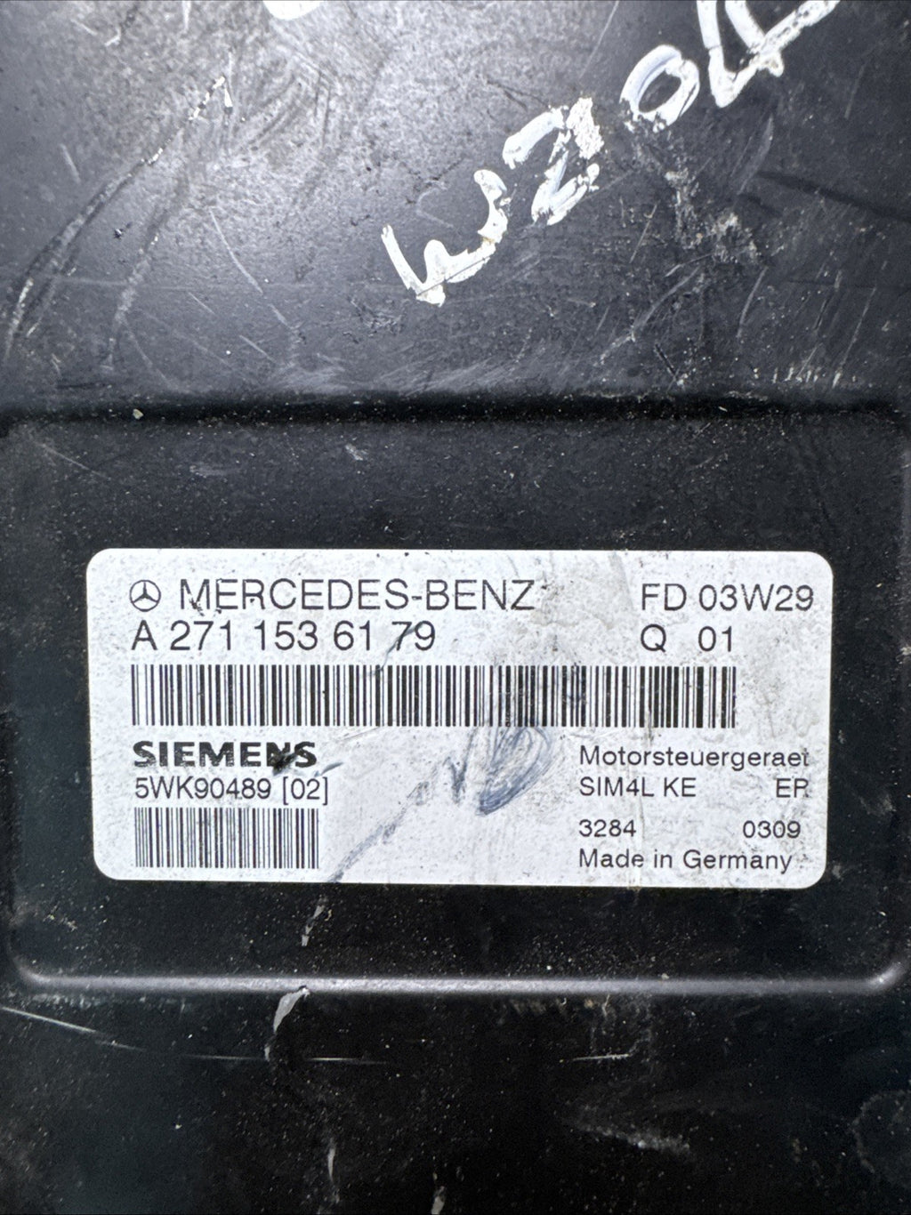 MERCEDES W203 C CLASS C180K ENGINE ECU A2711536179