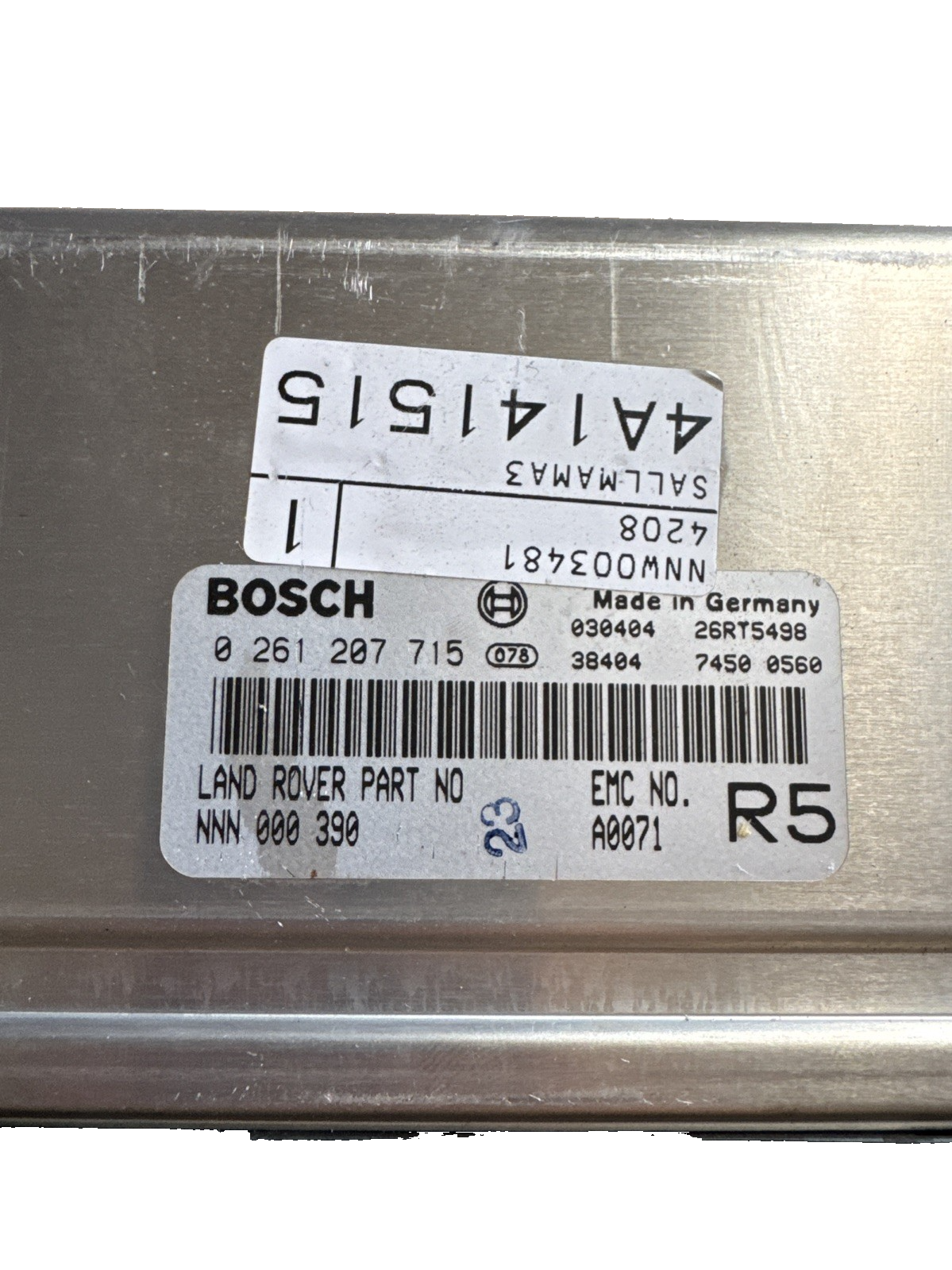 L320 Range Rover 4.4 V8 Engine Ecu 0261207715 NNN000390 Bosch Pcm