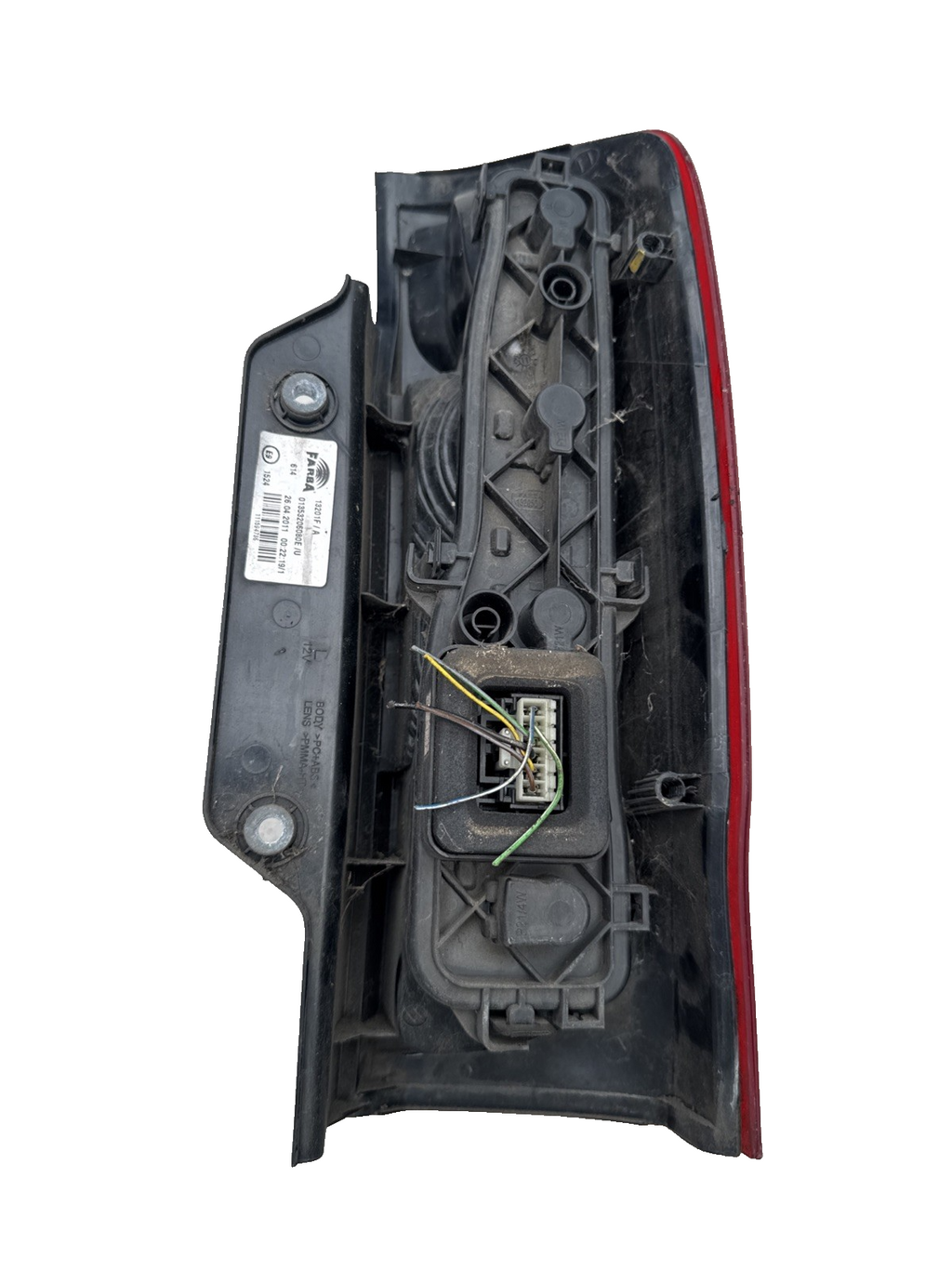 2014 FIAT FIORINO  LEFT PASSENGER SIDE REAR LIGHT TAIL LIGHT 01353206080E