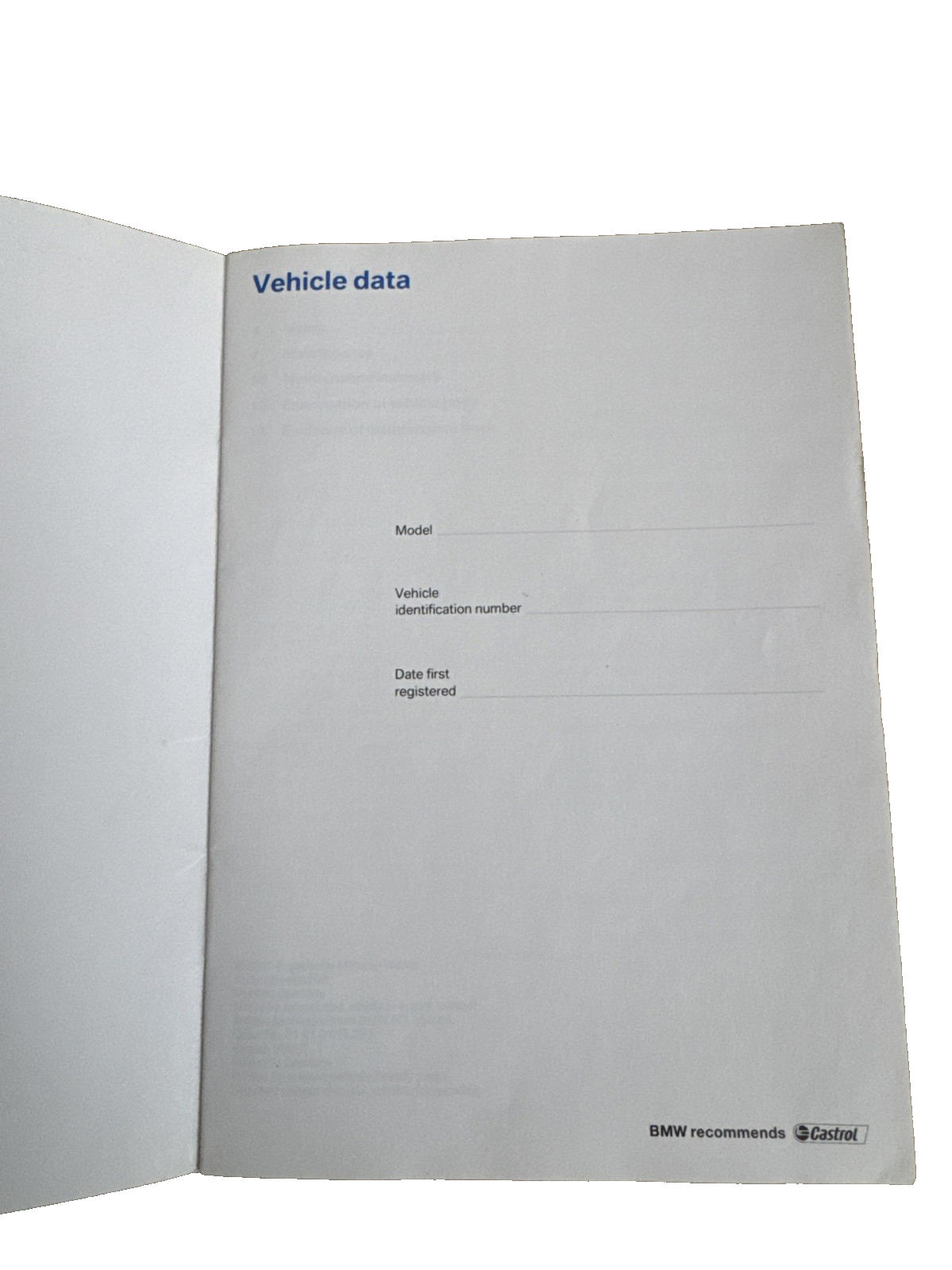 BMW 5 SERIES E60 525D 2003-2010 SERVICE HISTORY BOOK STAMPED 61k Miles