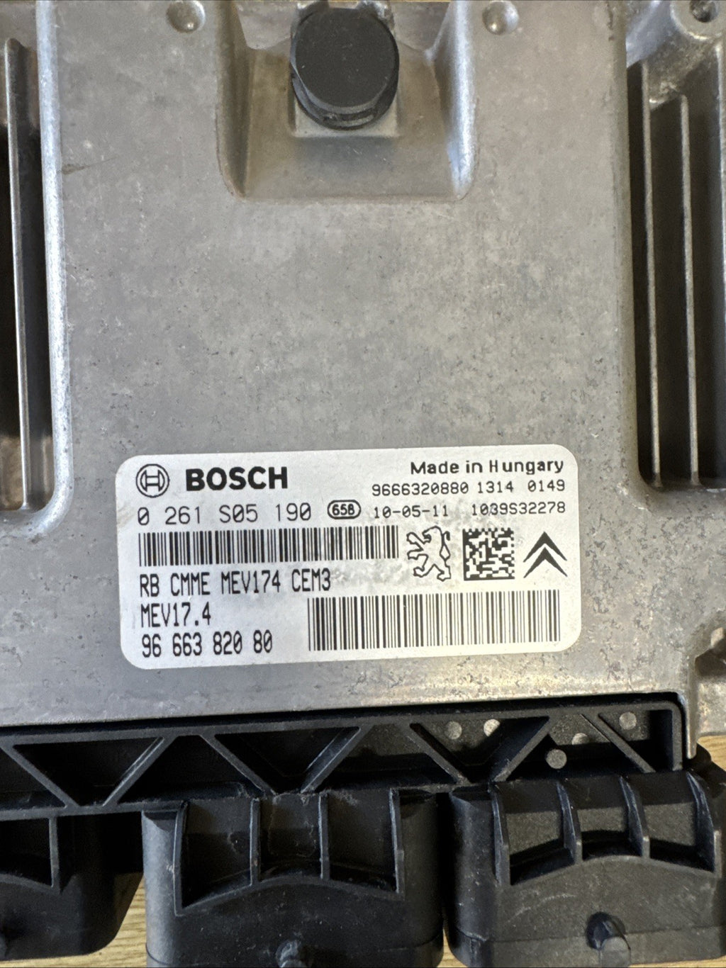 PEUGEOT 307 SW SE HDI MK1 5DR 1.6 2006 ENGINE CONTROL UNIT ECU 9666382080