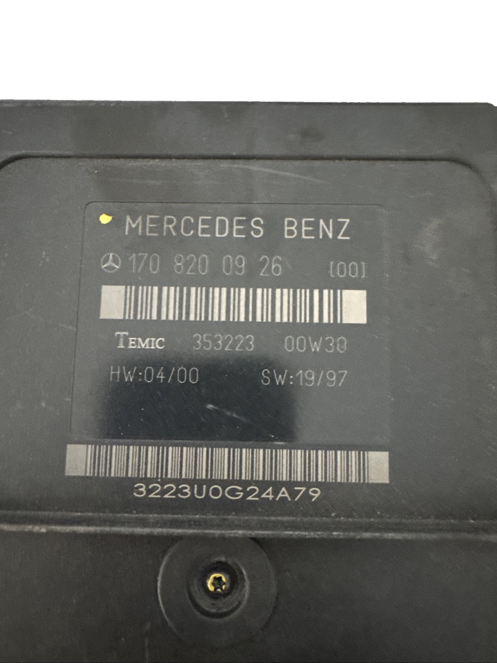MERCEDES SLK CONVERTIBLE ROOF CONTROL MODULE A1708200926 R170 2001 #101217