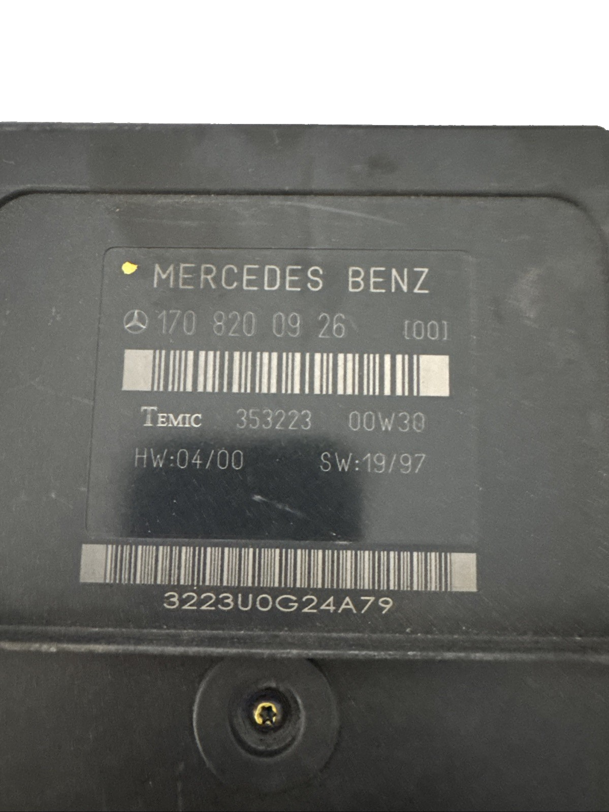 MERCEDES SLK CONVERTIBLE ROOF CONTROL MODULE A1708200926 R170 2001 #101217