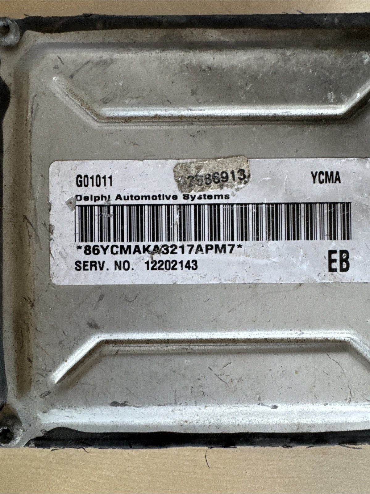 2003 VAUXHALL CORSA C 1.2 ENGINE CONTROL UNIT 09391283 12202143 (e2