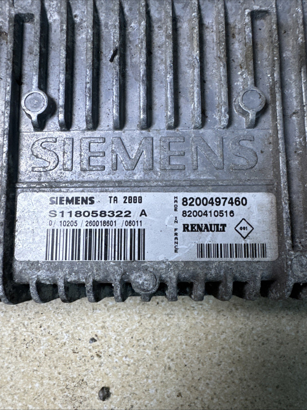 RENAULT MODUS / GRAND MODUS F/JP0 8200497460 S118058322A 27227749