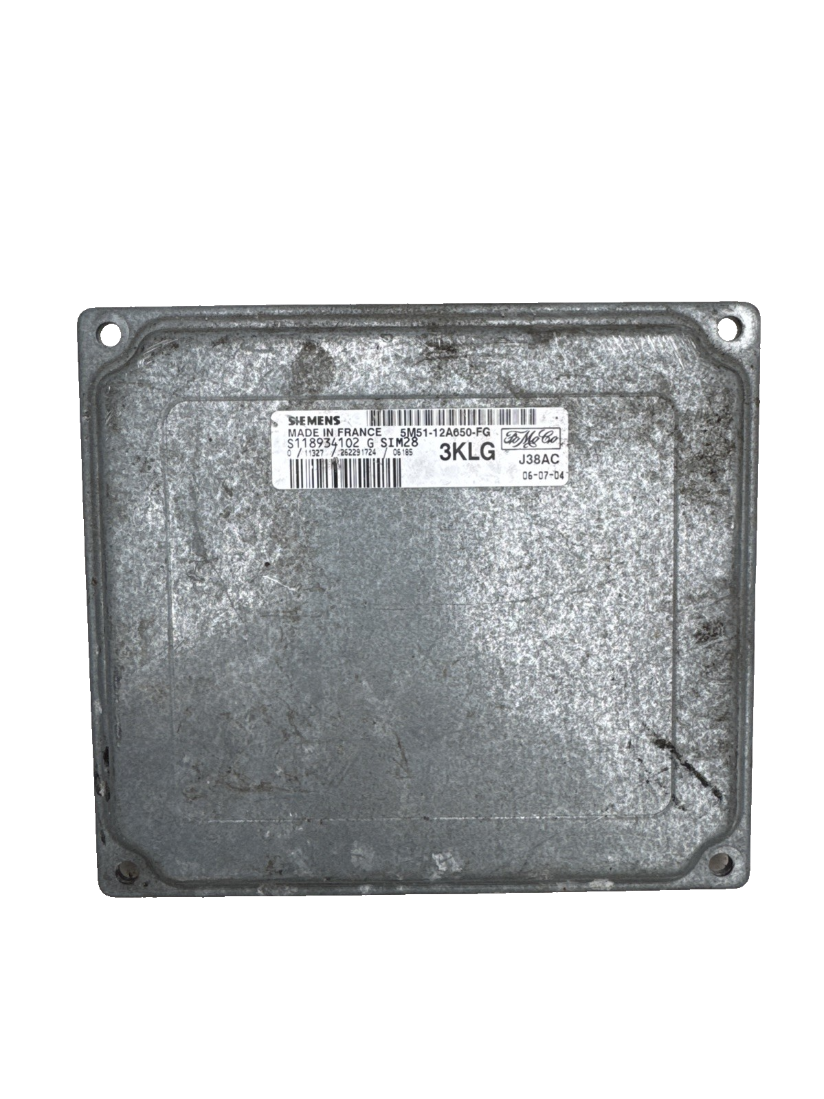 2006 FORD FOCUS MK2 1.6 PETROL ENGINE ECU 5M51-12A650-FG 3KLG 5M5112A650FG