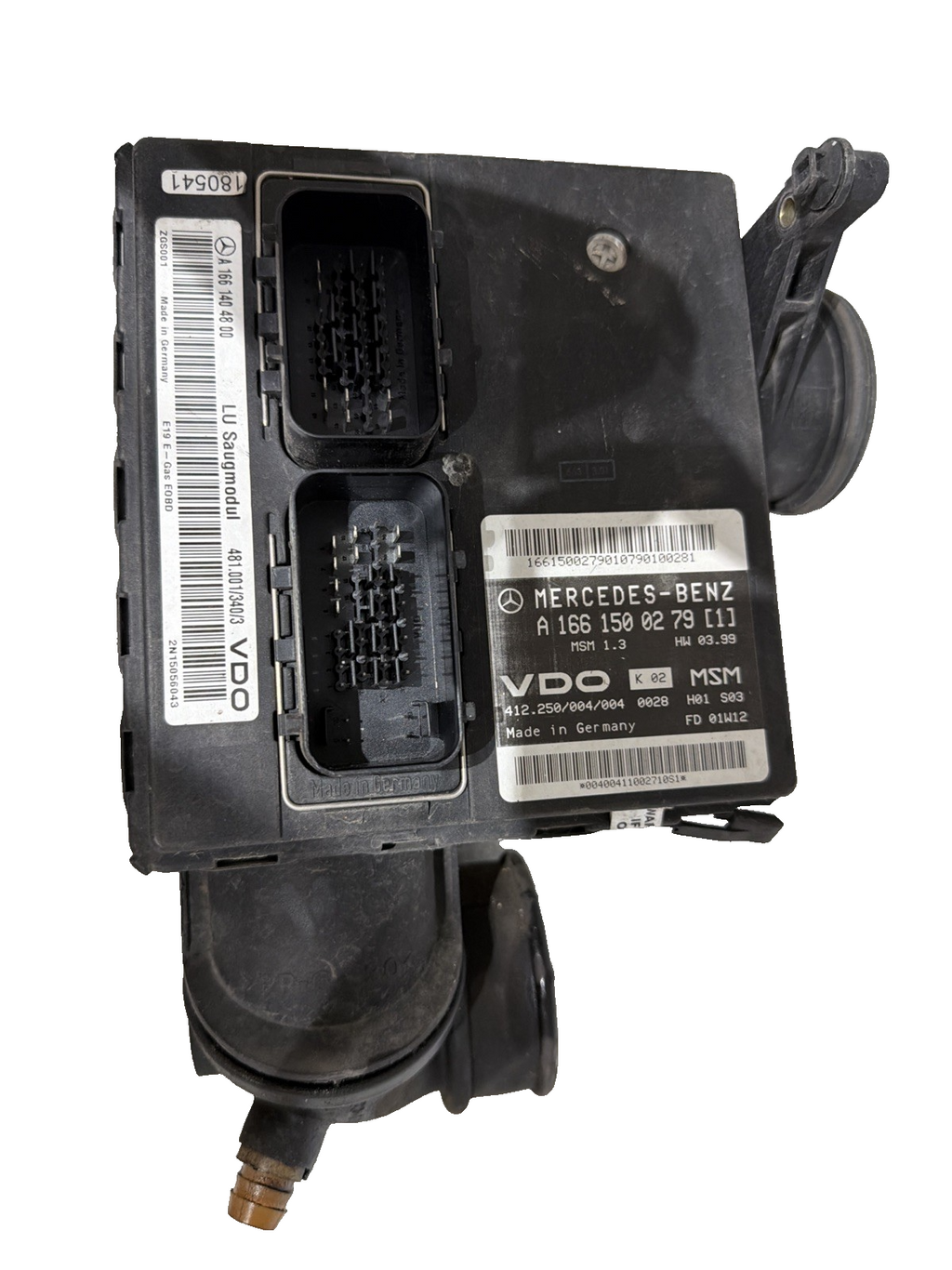 Mercedes W168 A Engine Control Unit Set A1661500279