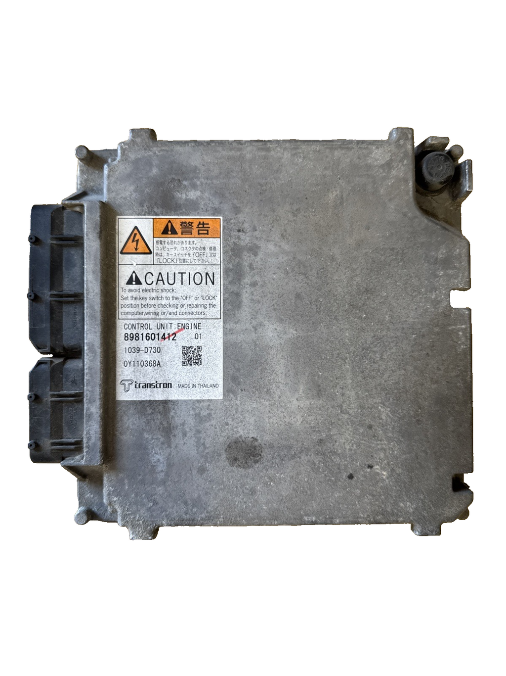 BFD078023 2011 ISUZU RODEO 3.0 MANUAL ENGINE ECU 8981601412