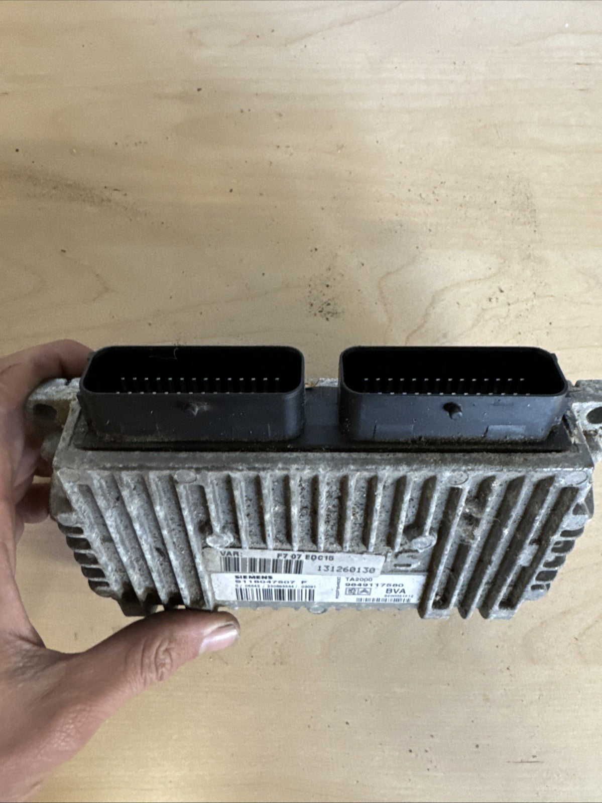 9639452380 S118047507B Peugeot Citroen Gearbox Control ECU Module Unit  Siemens