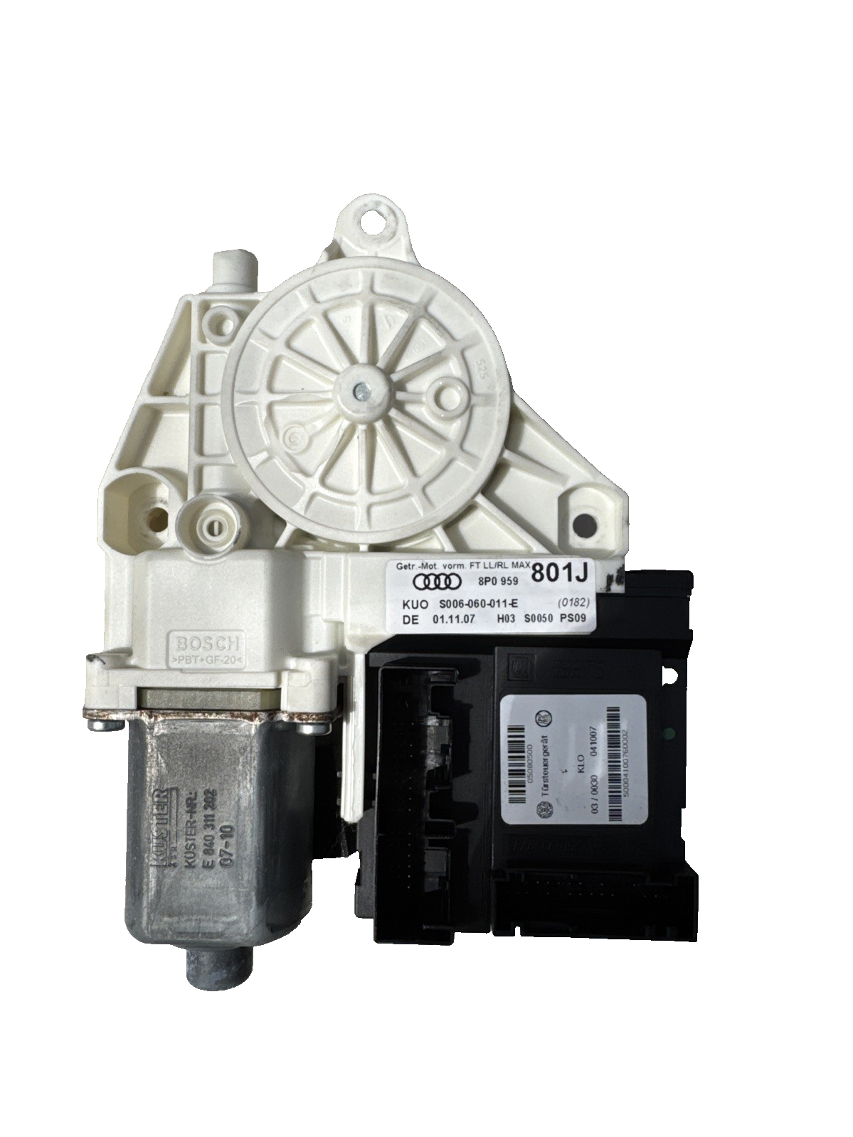 GENUINE AUDI A3 S3 RS3 8P HIGHLINE Front  WINDOW MOTOR 8P0959801J. A85