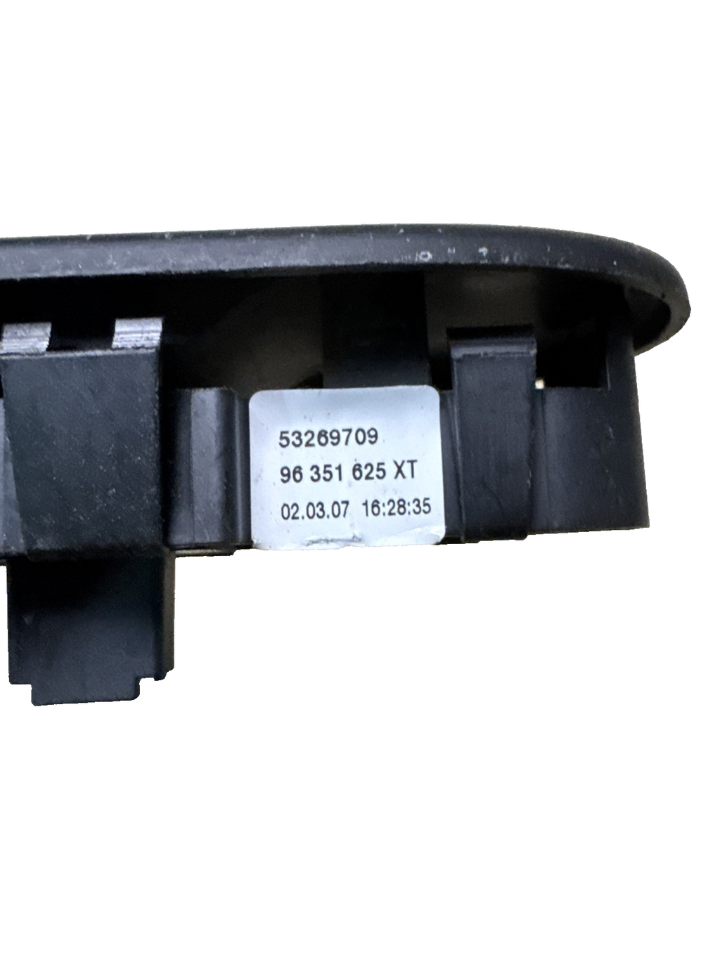 PEUGEOT 307 PASSENGER SIDE WINDOW SWITCH PANEL 96351625XT