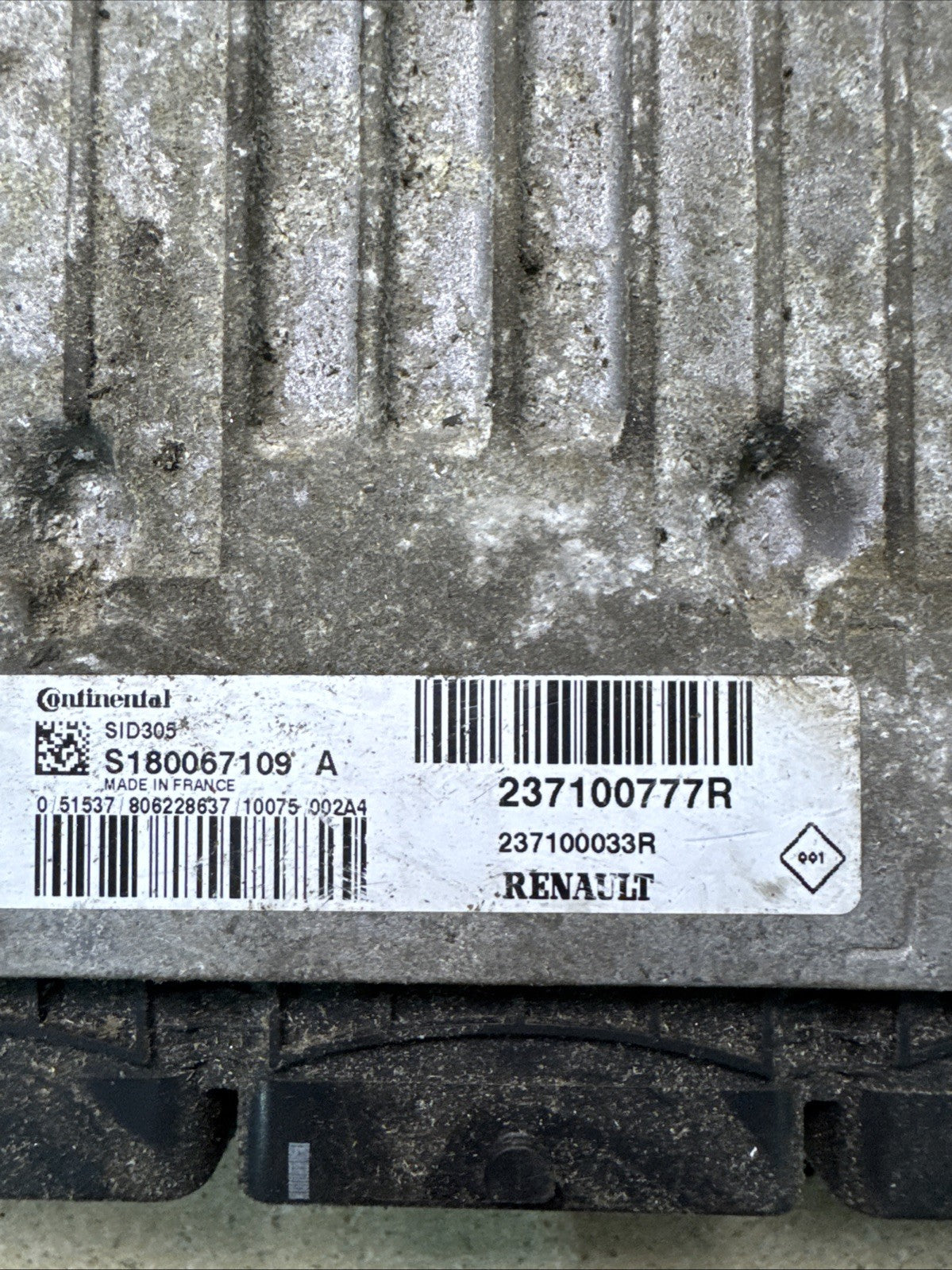 2010 RENAULT SCENIC 1.5 ENGINE CONTROL UNIT 237100777R #2