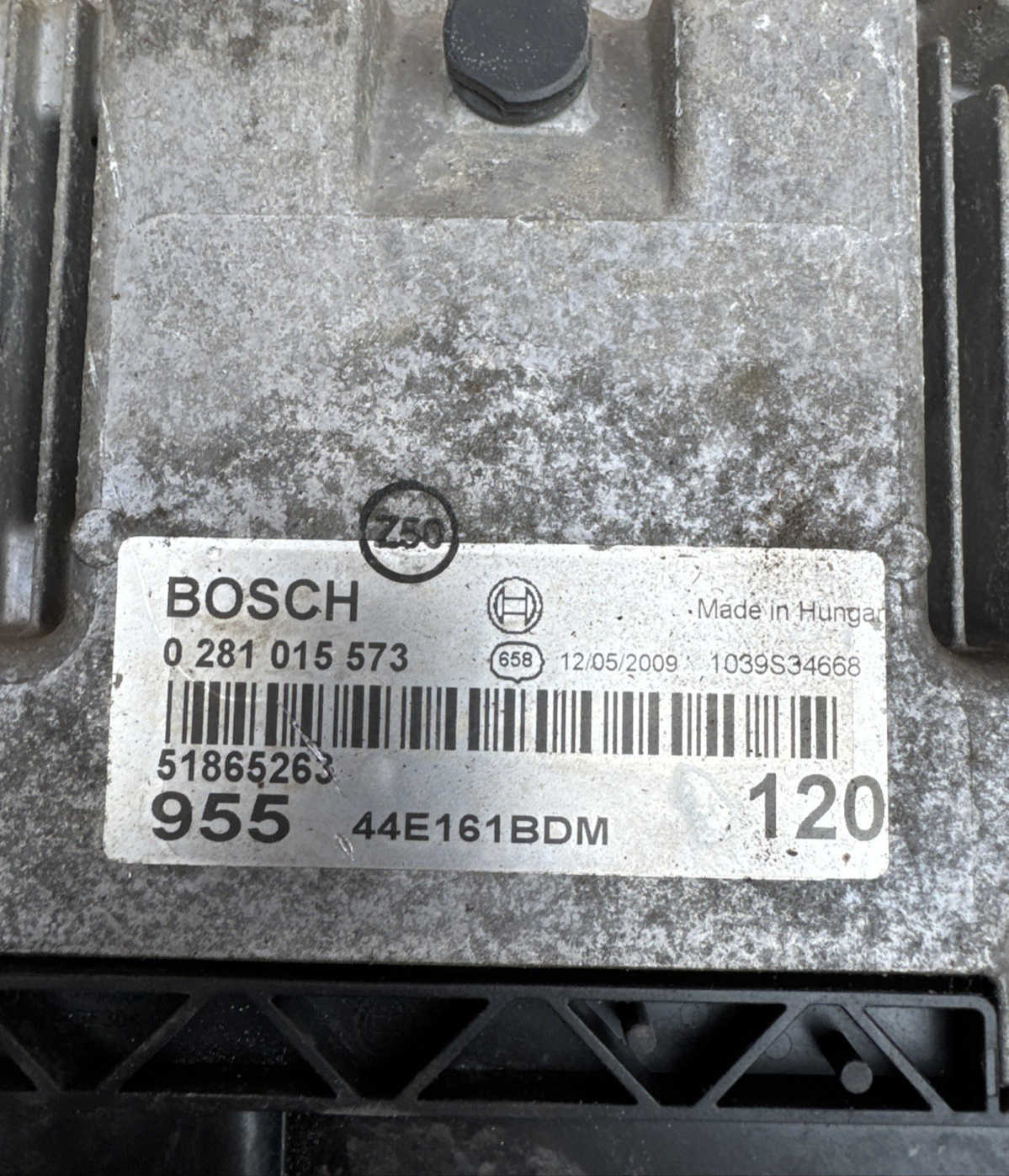 2009 ALFA ROMEO MITO 1.6 DIESEL ENGINE CONTROL UNIT ECU 51860178
