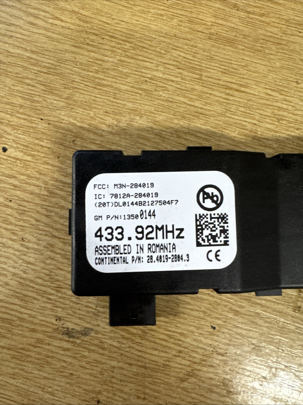 2011-2015 VAUXHALL ASTRA J GTC CENTRAL LOCKING CONTROL MODULE ECU 13500144