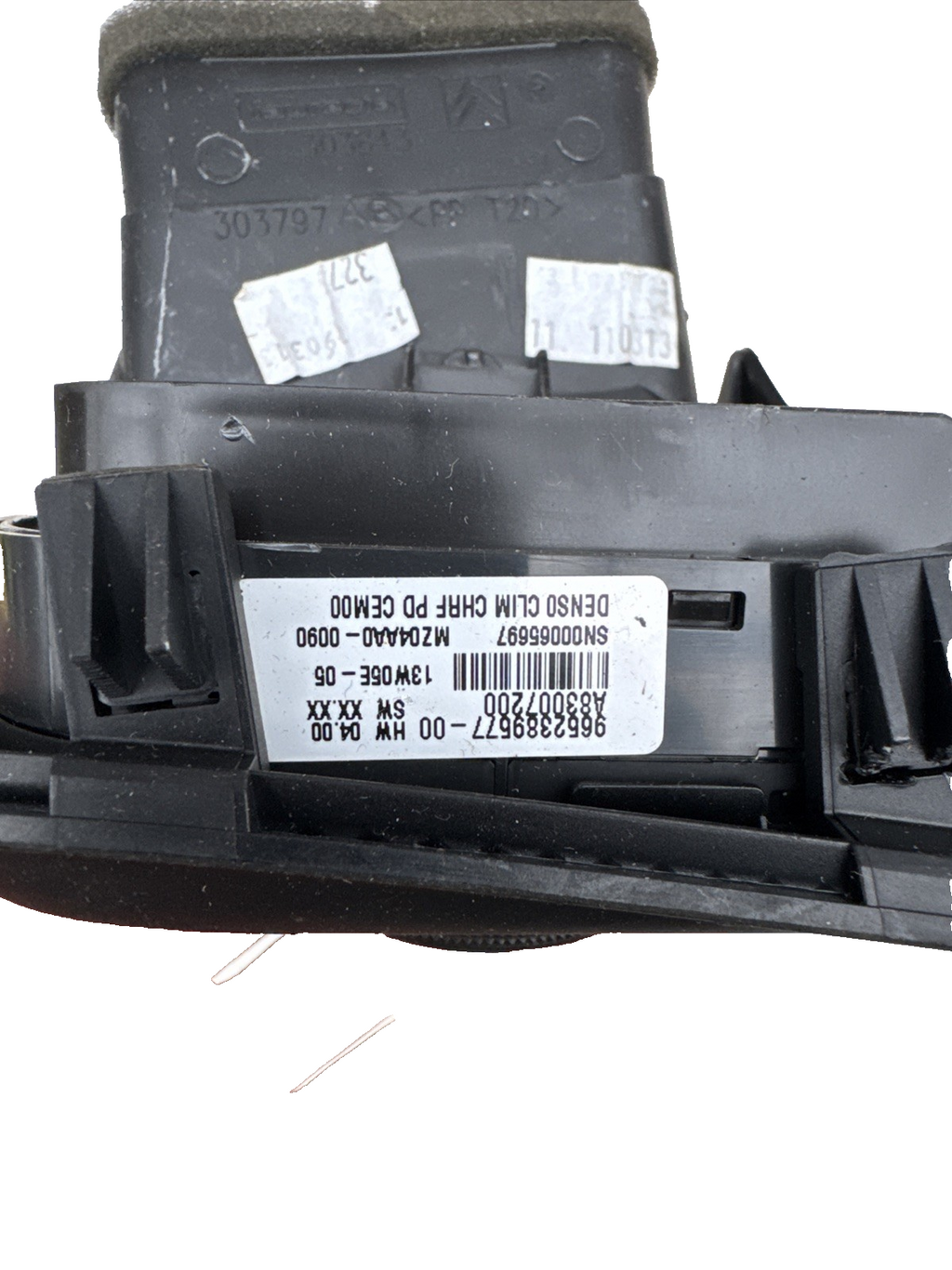 CITROEN C4 GRAND PICASSO PASSENGENGER AIR VENT AND HEATER CONTROL 9652389577