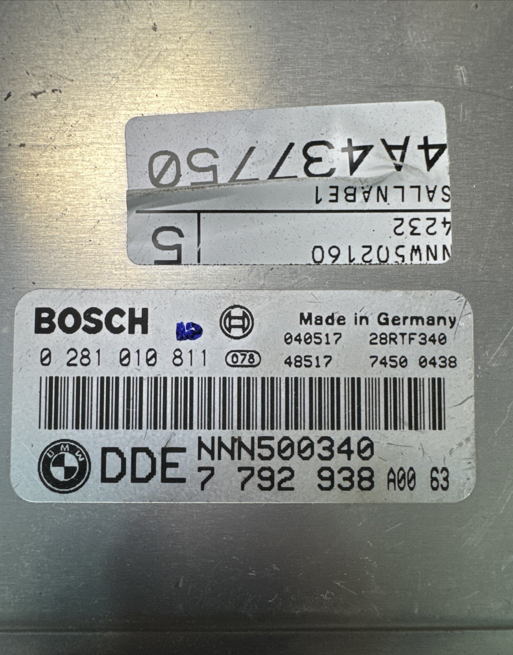 LAND ROVER FREELANDER Engine ECU Control Module 0281010811 DDE 7792938 NNN500340