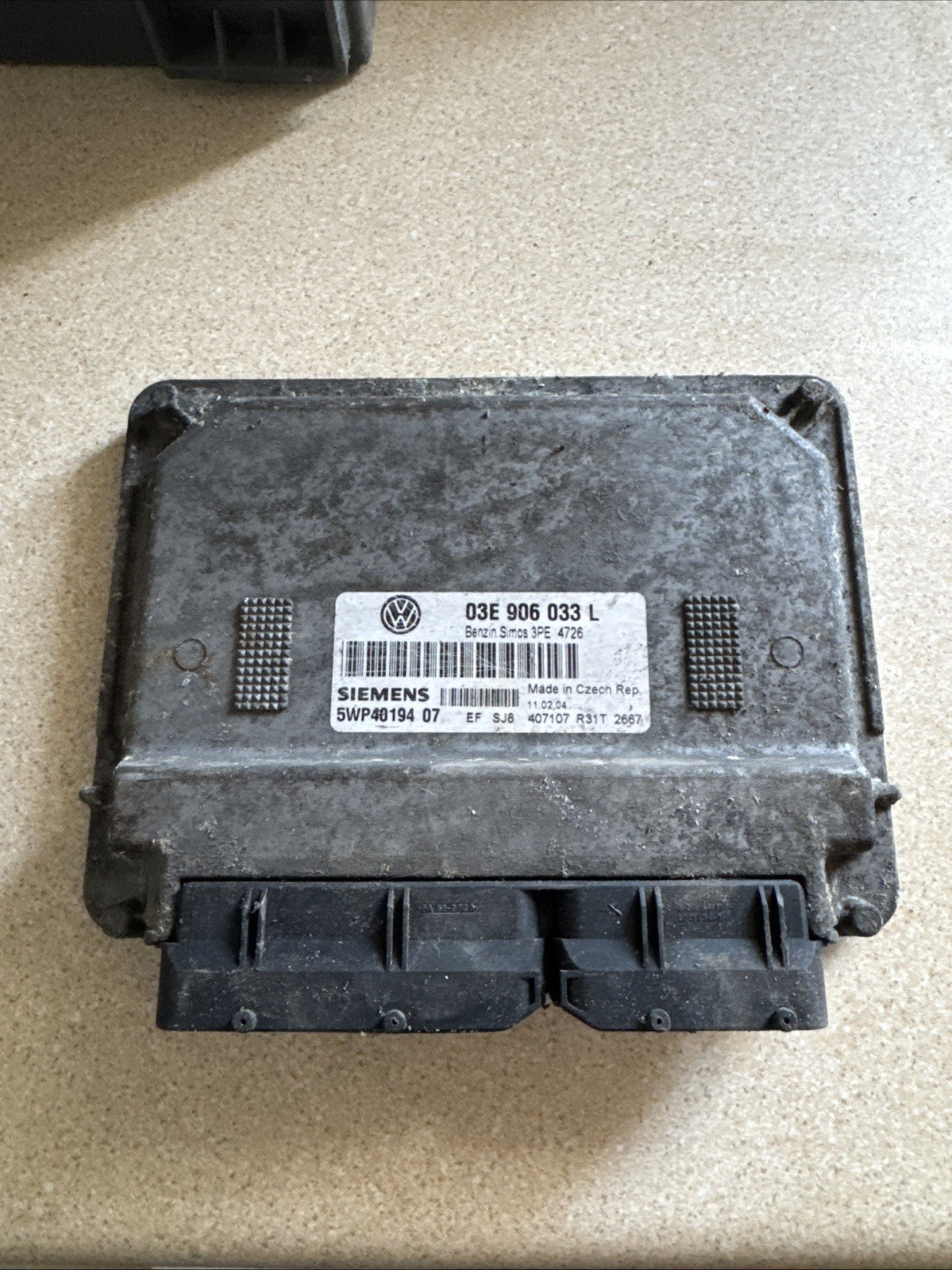 2004 VW POLO 1.2 Twist 5DR ENGINE CONTROL UNIT ECU 03E906033L