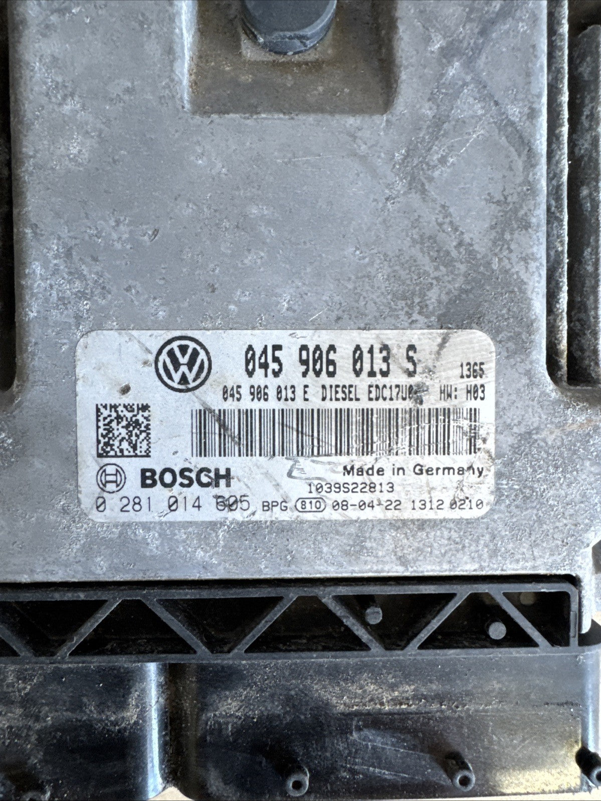 2006-2008 VW Polo  BlueMotion 1.4 TDI Engine ECU 0281014605  045906013S