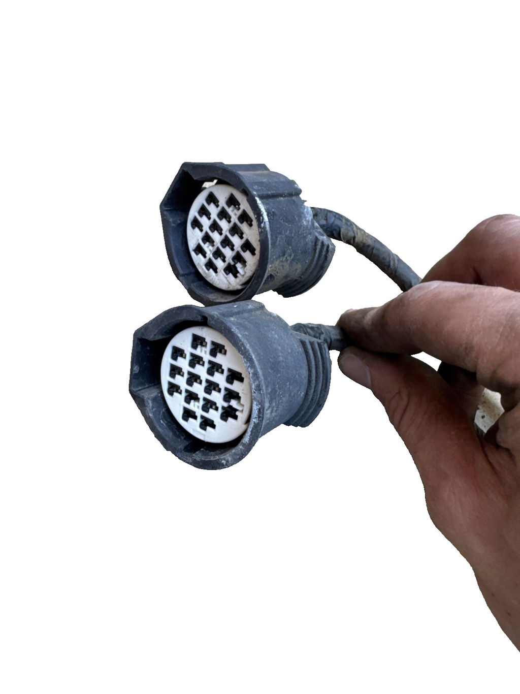 GENUINE PAIR OF RANGE ROVER VOGUE L322 XENON HEADLIGHT WIRING & PLUGS 2005-2009