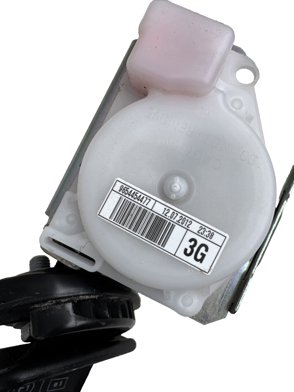 CITROEN C4 GRAND PICASSO 2010 PASSENGER SIDE REAR THIRD ROW SEATBELT 9654454477