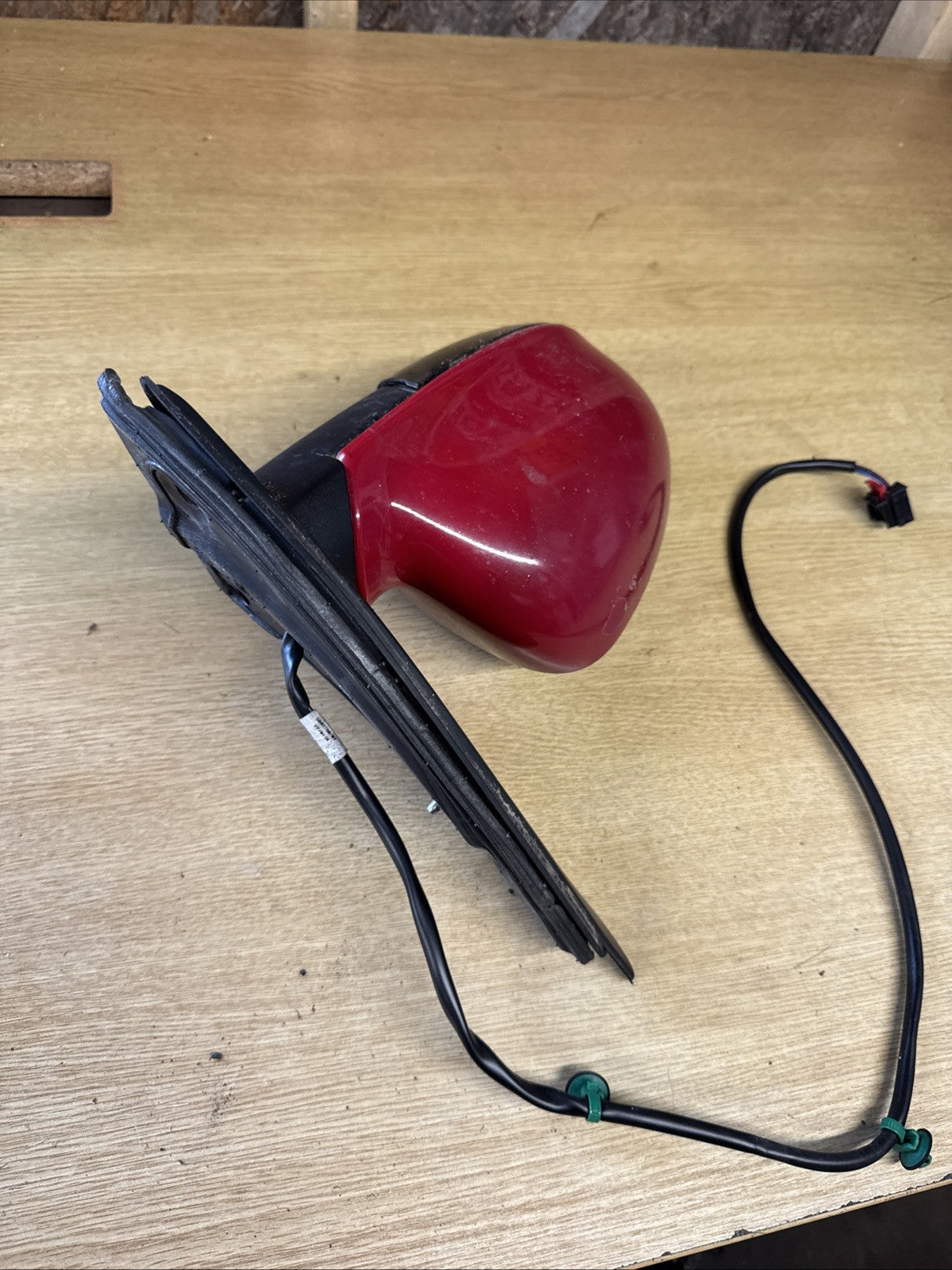 2004 VW GOLF 1.6 SE FSI 5DR MK5 DRIVERS WING MIRROR ELECTRIC RED 1K2857502