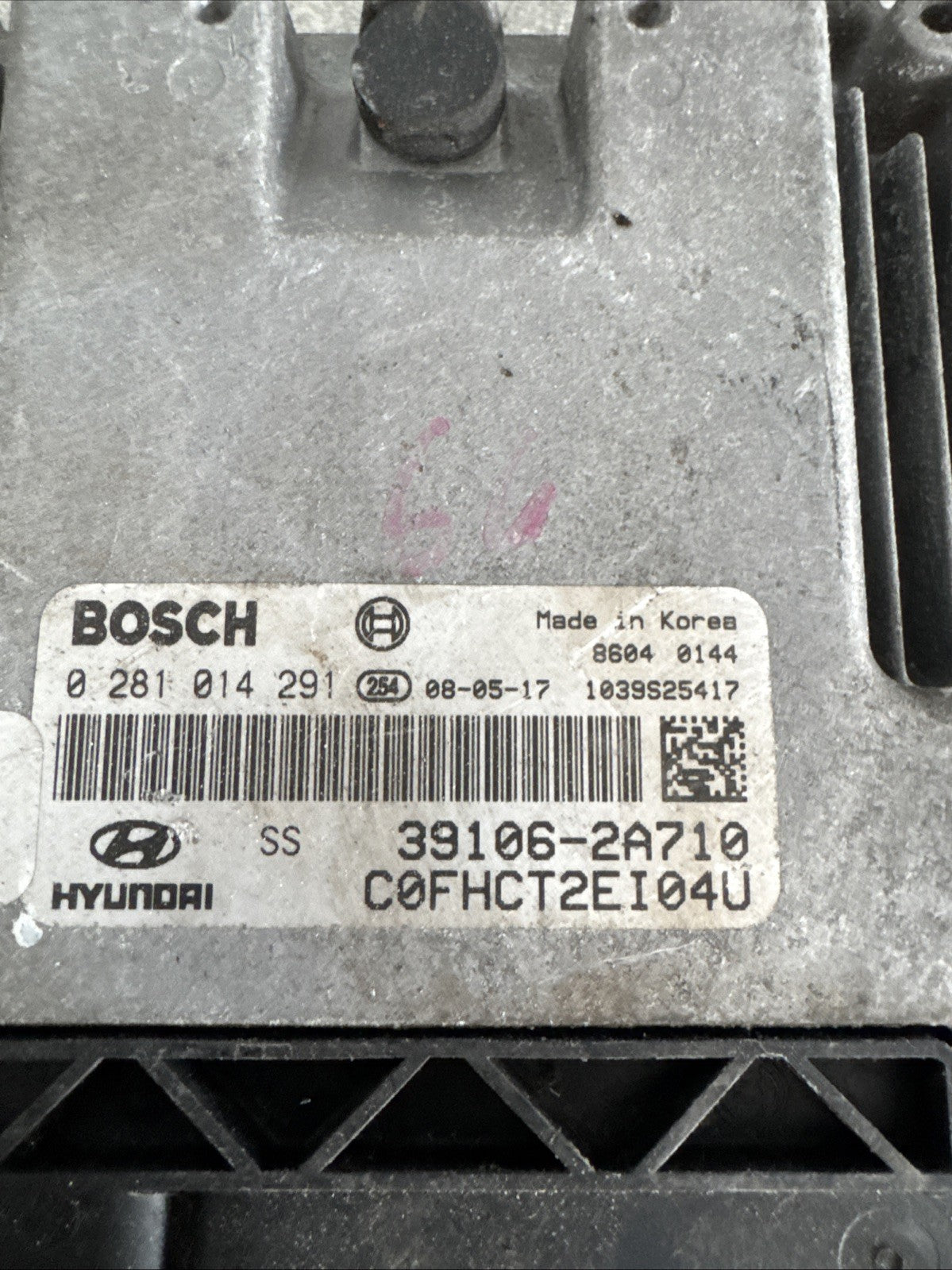HYUNDAI I30 KIA CEED MK1 MK2 09-15 1.6 CRDI ENGINE CONTROL UNIT ECU 39106-2A712