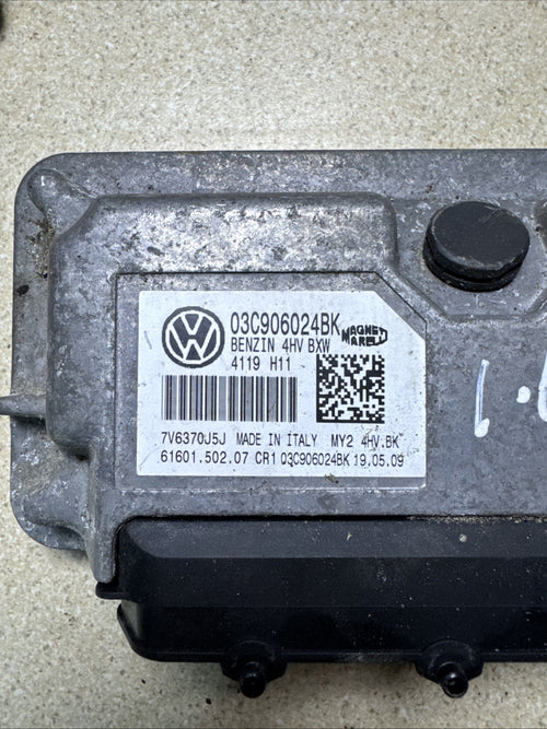 2009 SEAT IBIZA 1.4L PETROL 6J MK4 ENGINE ECU 03C906024BK