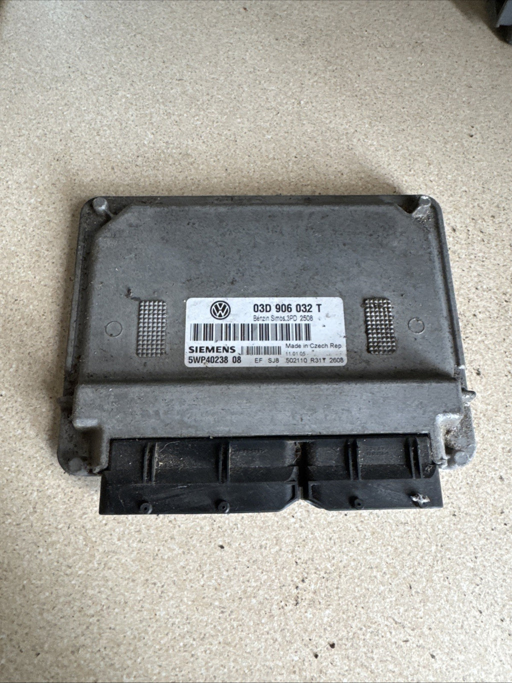 2006 VW POLO 1.2 PETROL ENGINE CONTROL UNIT ECU 03D906032T