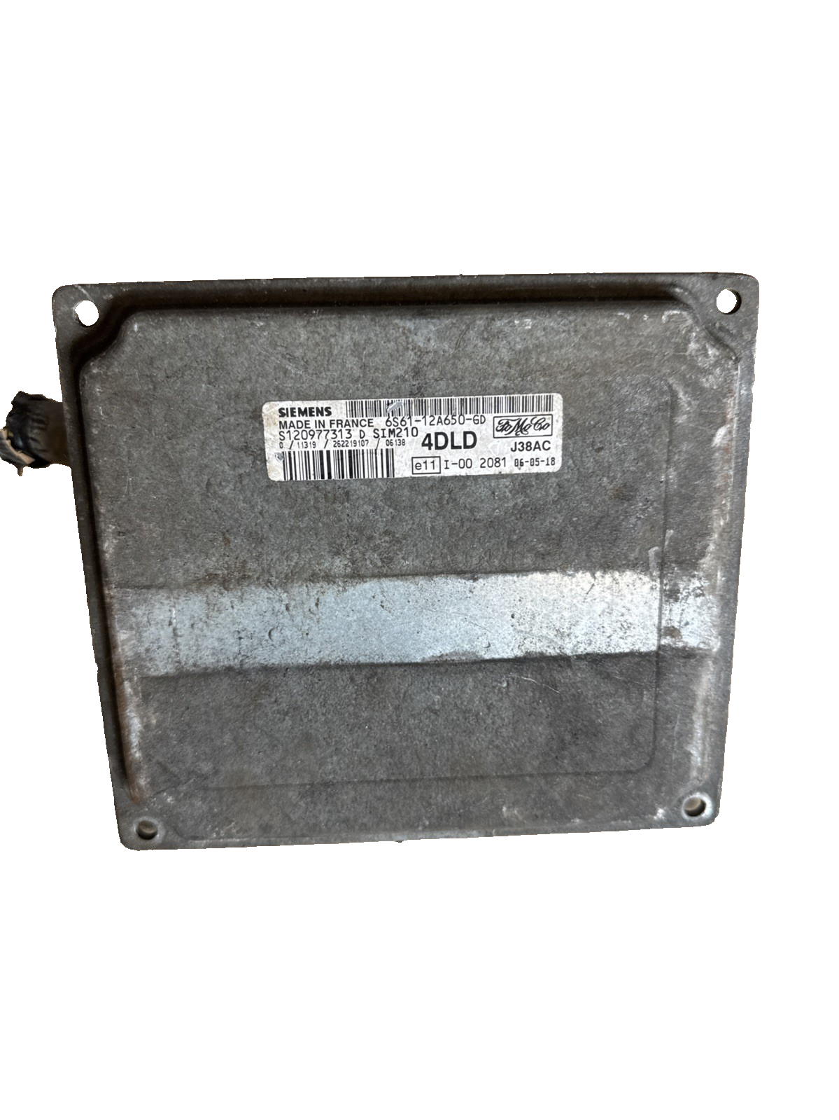 Ford Fiesta 2007 Engine Ecu  6S6112A650GD