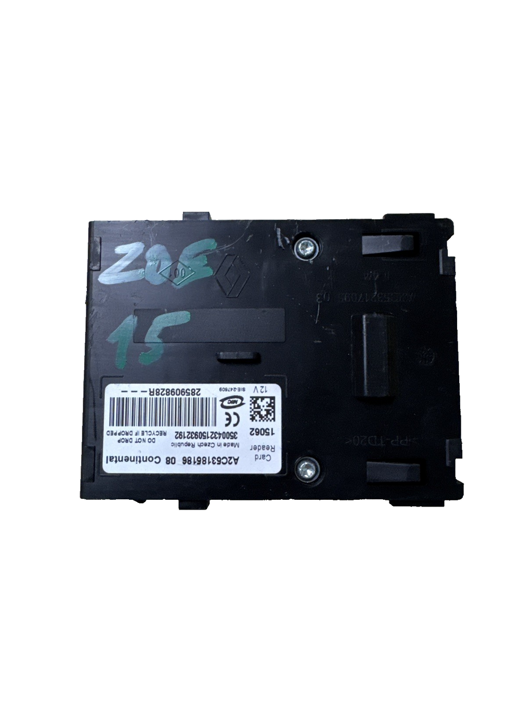 Renault Megane MK3 / Scenic Card Key Reader 285909828R-- A2C53185186 /