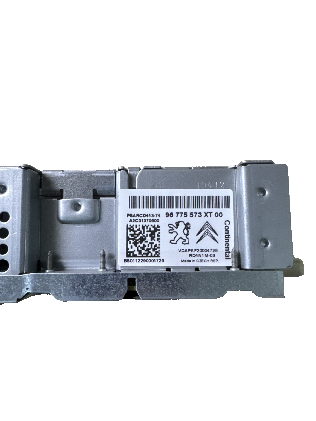 CD Autoradio Peugeot 307 206 96775573XT Continental RD4 N1M-03 Radio no Code