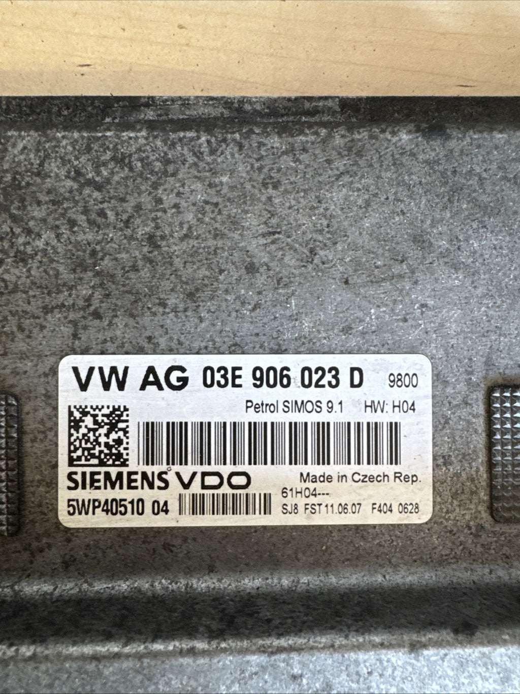 SEAT IBIZA 2007 1.2 PETROL MK3 3DR ENGINE CONTROL UNIT ECU 03E906023D