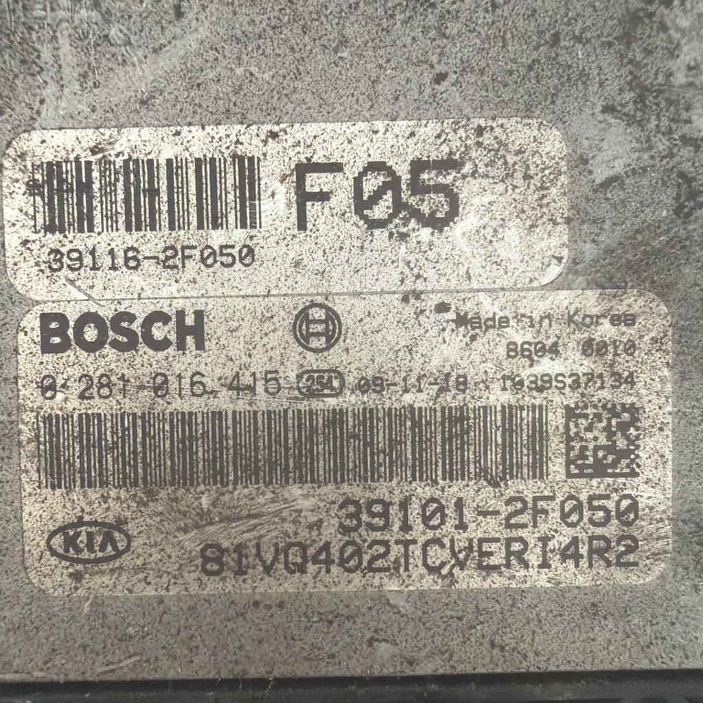 KIA Carnival 2007 391012F050 Engine control unit module ECU BNP4855
